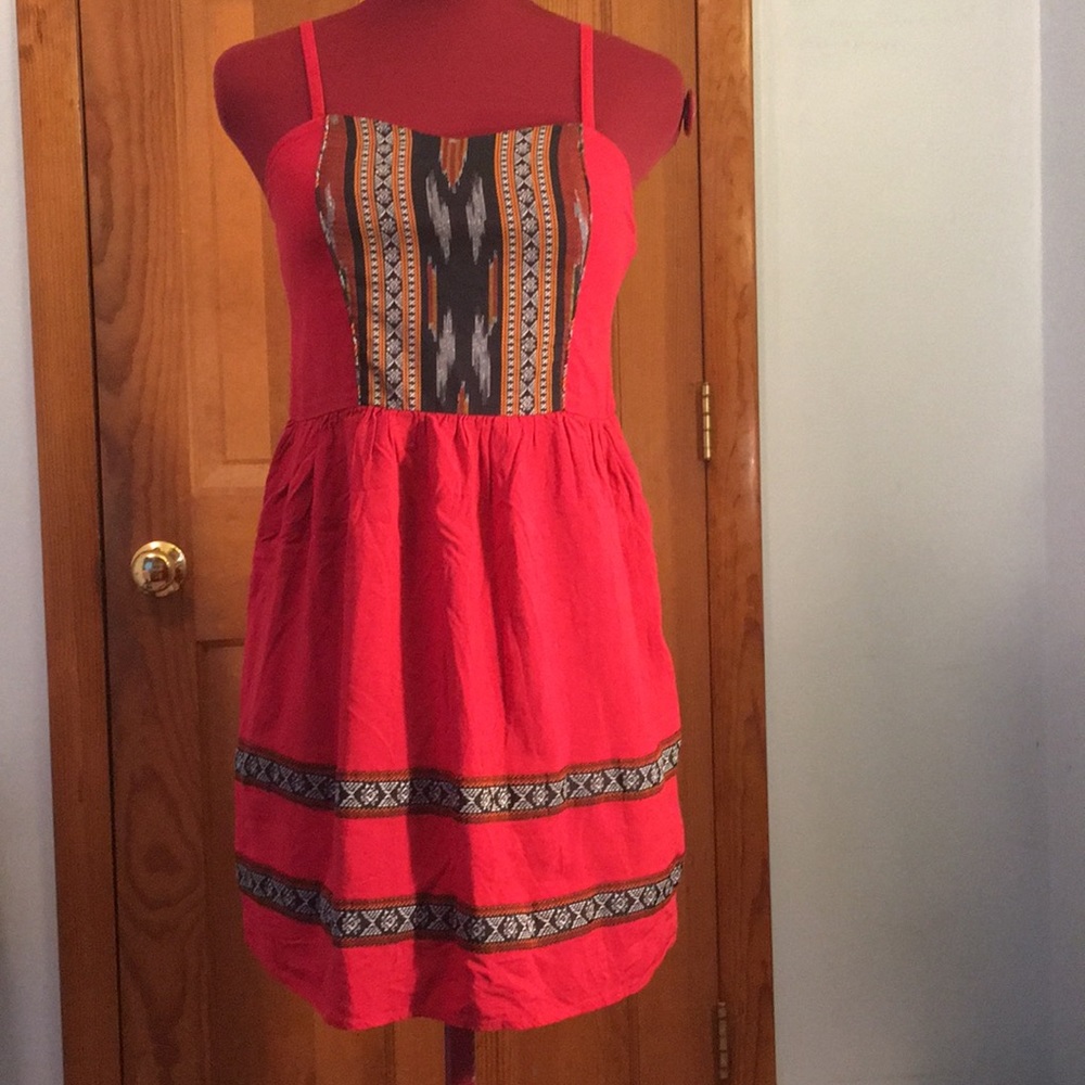 Xhilaration Aztec Print Summer Dress